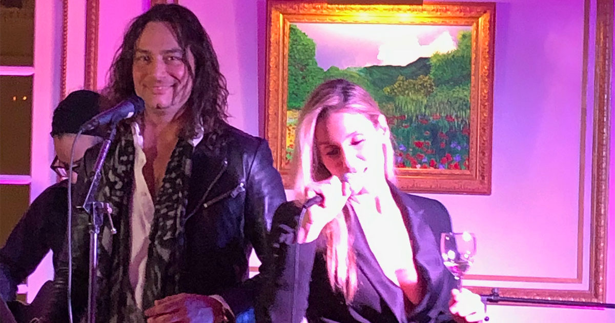 Rock and Rosso with Constantine Maroulis and Sandra Zotti Febeary Fashionista